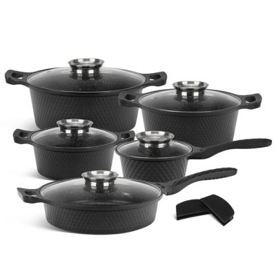 Набір посуду Edenberg EB-12913 10 пр з ковшем та сотейником