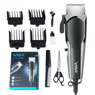 Машинка для стрижки VGR V-130 — професійна мережна, насадки 3–12 мм