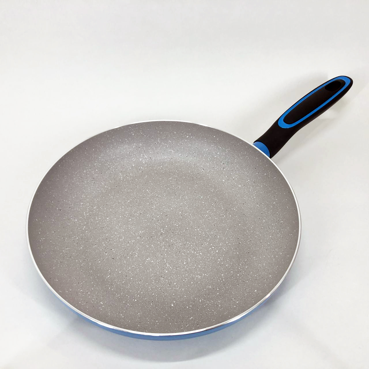 Сковорода Magio MG-1179 з мармуровим антипригарним покриттям 28 см, Якісна сковорода для смаження — изображение 9