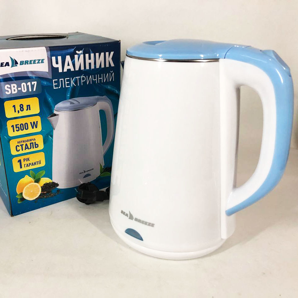 Електрочайник SeaBreeze SB-017 1.8 Л 1500 Вт.