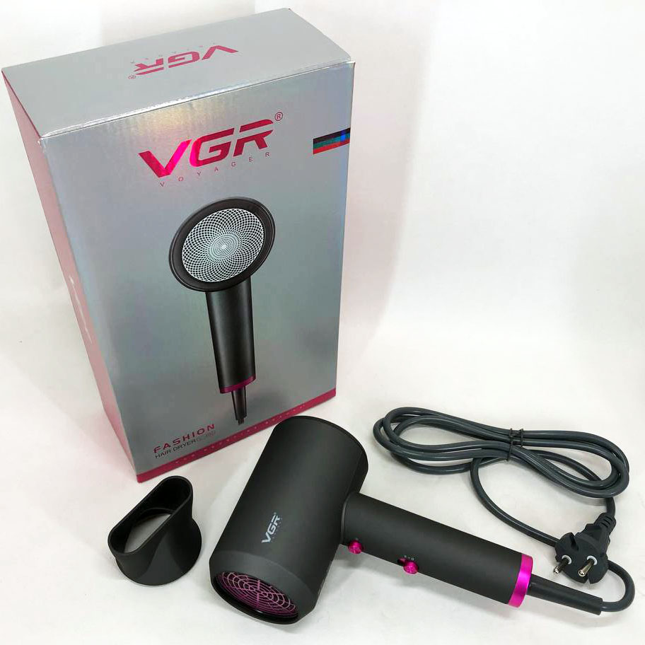 Фен VGR V-400 2000 Вт — професійний, потужна і швидка укладка — изображение 10