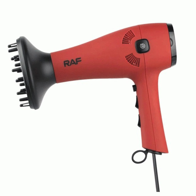Професійний фен RAF R.402R 2400Вт — швидка сушка й стійка укладка — изображение 2