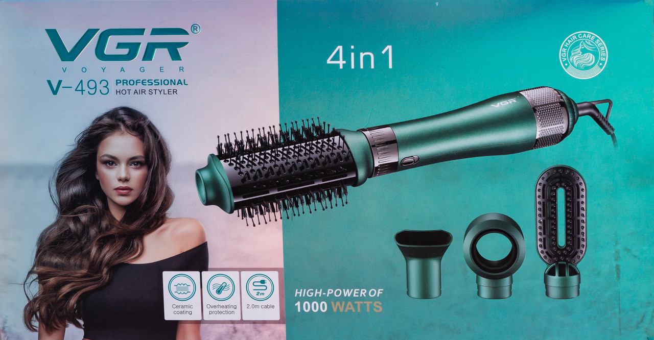 Фен-щітка VGR HP-V-493 1000 Вт професійний — изображение 10