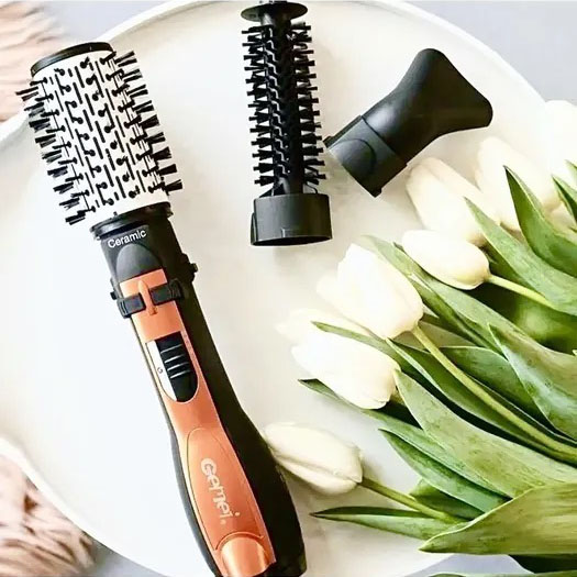 Фен-щітка Gemei GM-4828 3 в 1 — брашинг, об'єм і легка укладка — изображение 17