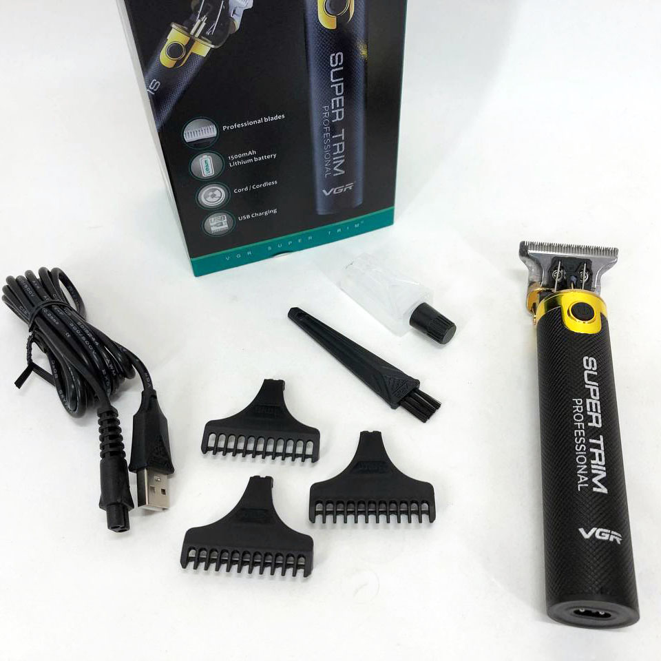 Машинка для стрижки VGR V-082 — акумуляторна до 300 хв, T-лезо — изображение 19