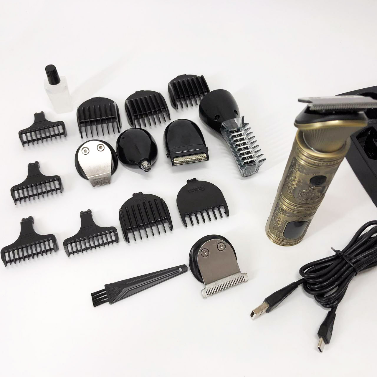 Машинка для стрижки VGR V-106 (6 в 1) — 180 хв роботи, цифровий індикатор — изображение 17