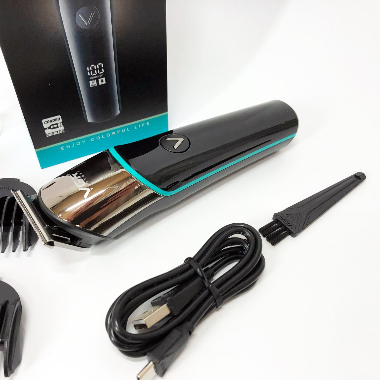 Машинка для стрижки VGR V-291 — професійний T‑триммер з USB-зарядкою — изображение 16