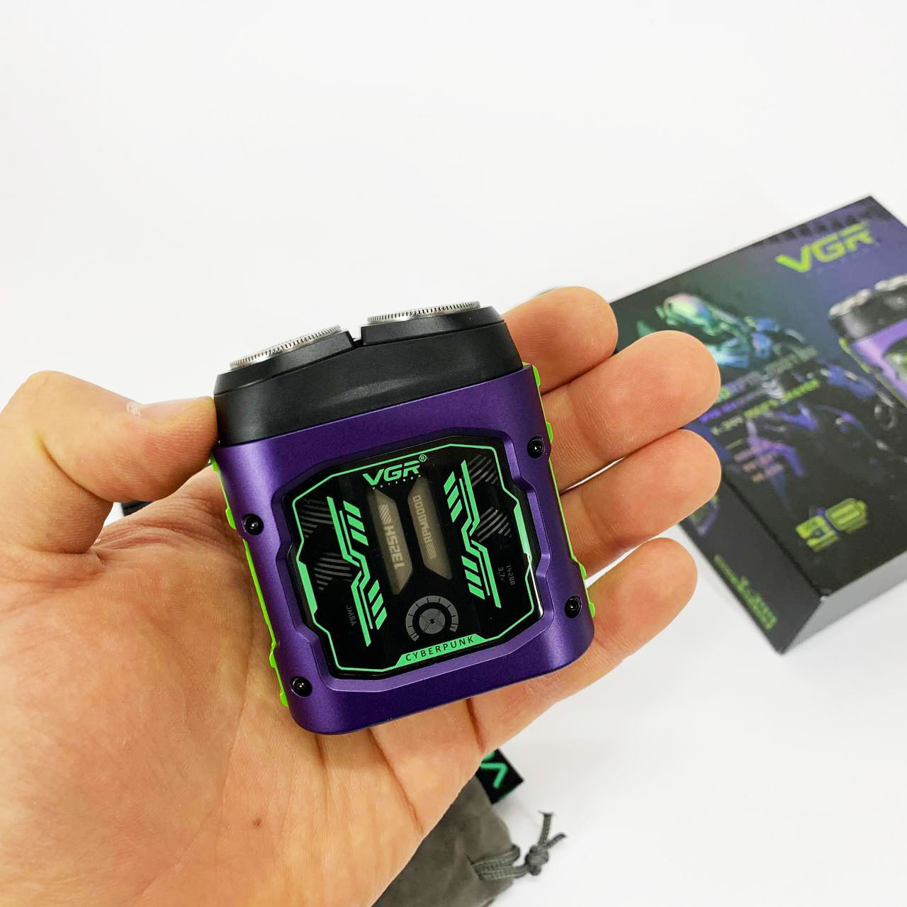 Електробритва VGR V-344. Колір: фіолетовий — изображение 4