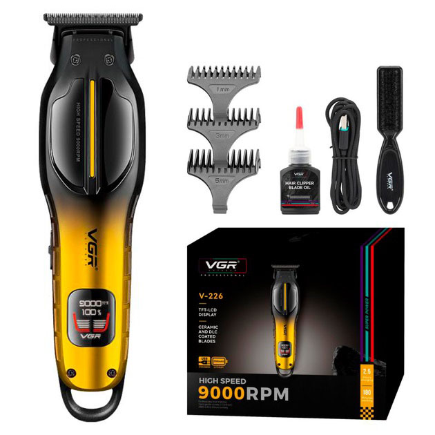 Тример VGR V-226 — акумуляторний, до 180 хв роботи, 7 Вт