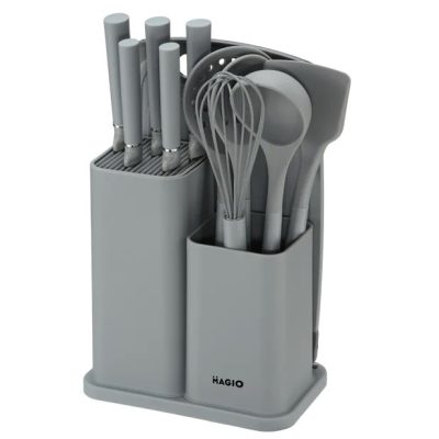 Набір силіконових кухонних речей Magio MG-1097G набір ножів лопаток 12 предметів