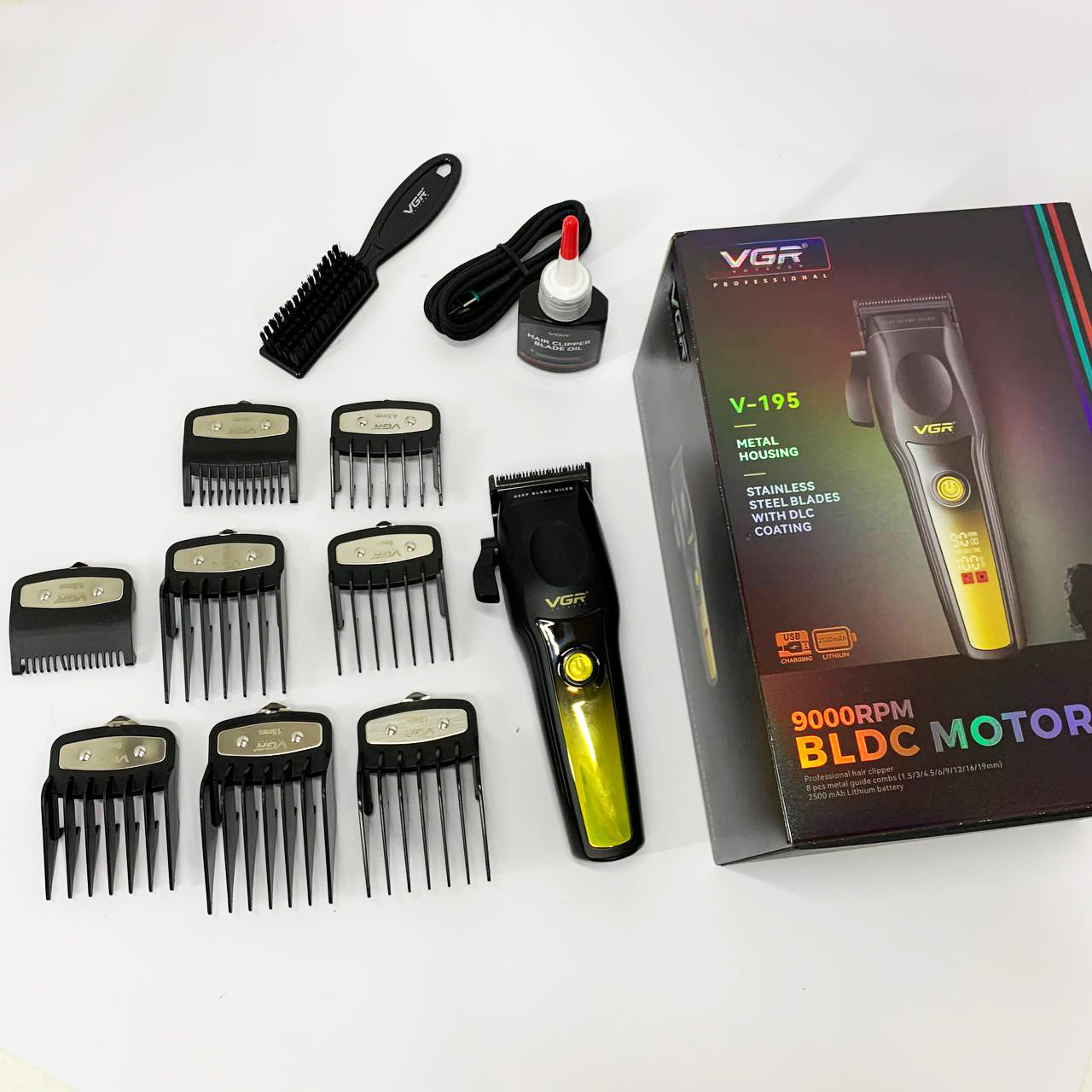 Машинка для стрижки VGR V-195 — до 250 хв автономії — изображение 9