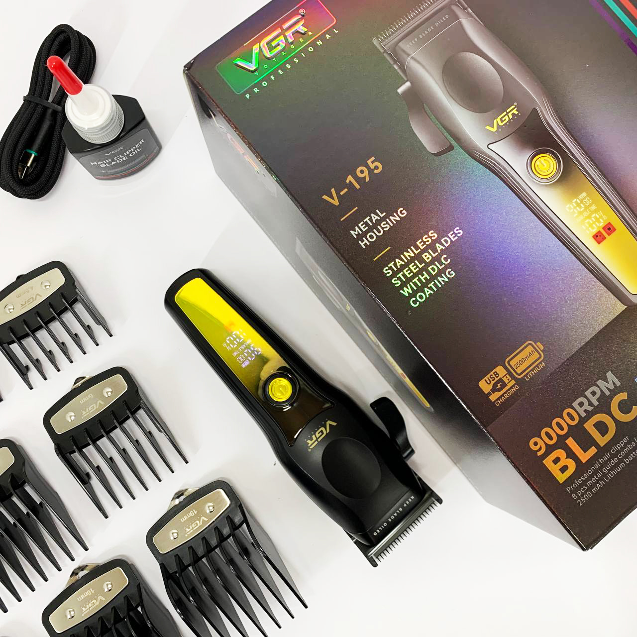Машинка для стрижки VGR V-195 — до 250 хв автономії — изображение 2