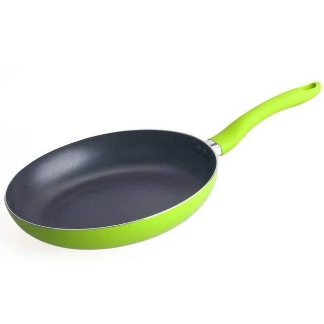Сковорода Con Brio CB-2014 з антипригарним покриттям Pfluon 20 см. Колір: зелений — изображение 12