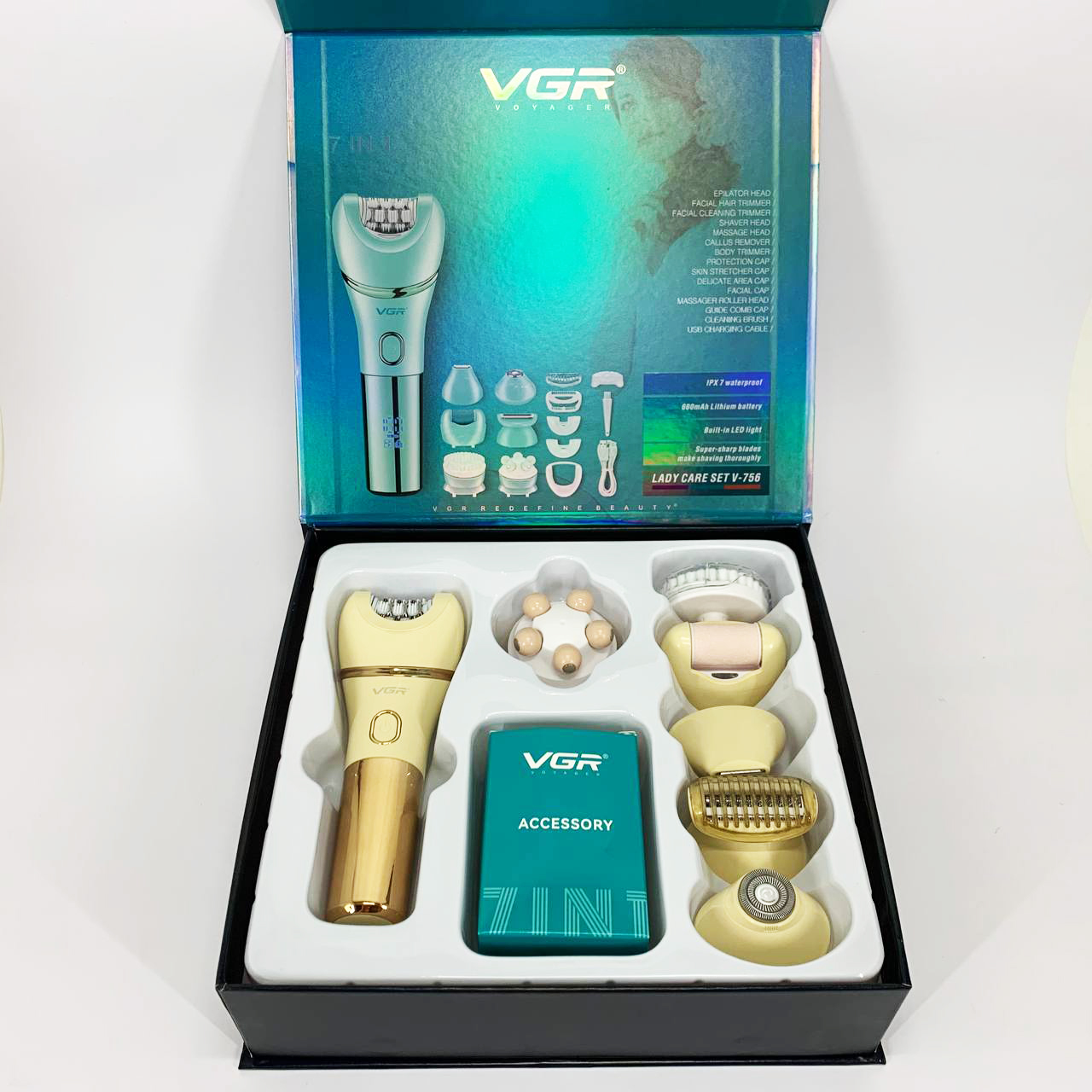 Епілятор VGR V-756 GOLD 7 в 1 — изображение 14