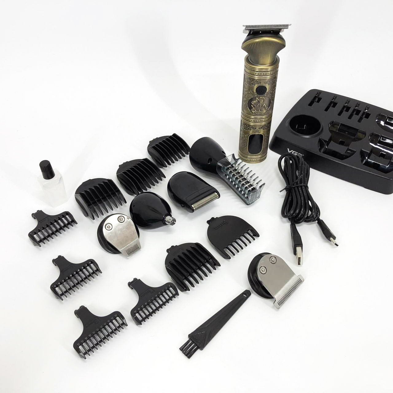 Машинка для стрижки VGR V-106 (6 в 1) — 180 хв роботи, цифровий індикатор — изображение 10