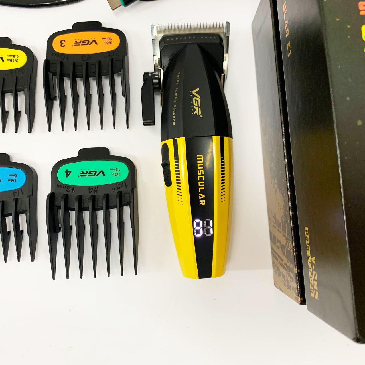 Машинка для стрижки VGR V-285 — акумуляторна, 9000 об/хв, до 150 хв роботи — изображение 14