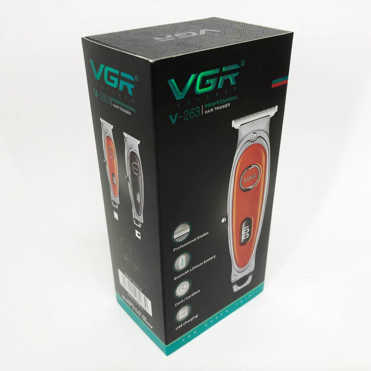 Тример VGR V-263 Чорний — DLC леза, 150 хв автономної роботи — изображение 3