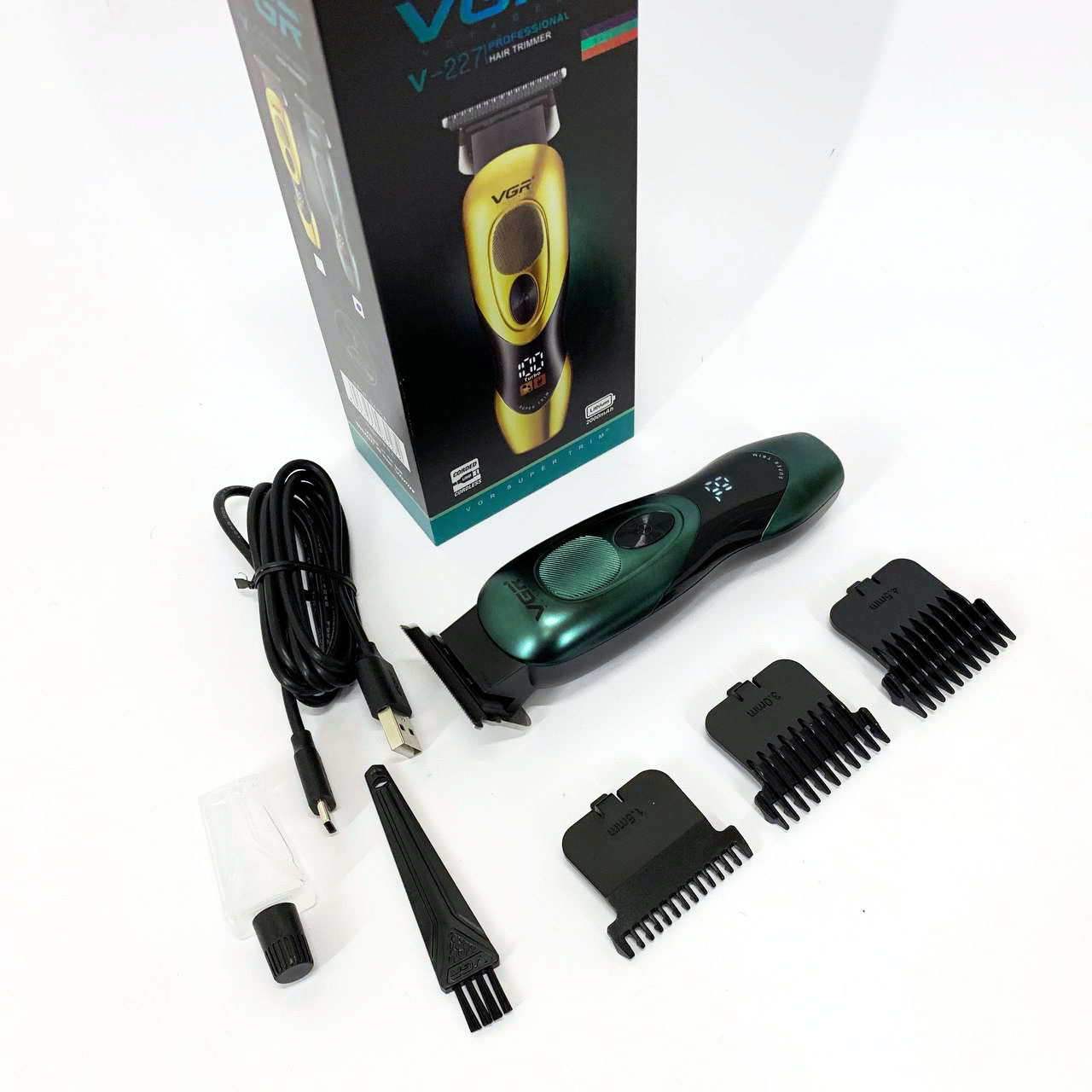 Тример VGR V-227 — акумуляторний до 300 хв автономії, зелений — изображение 4