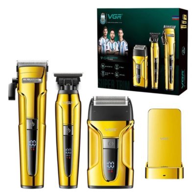Машинка для стрижки VGR V-694 3 в 1 — триммер та шейвер, до 250 хв автономії
