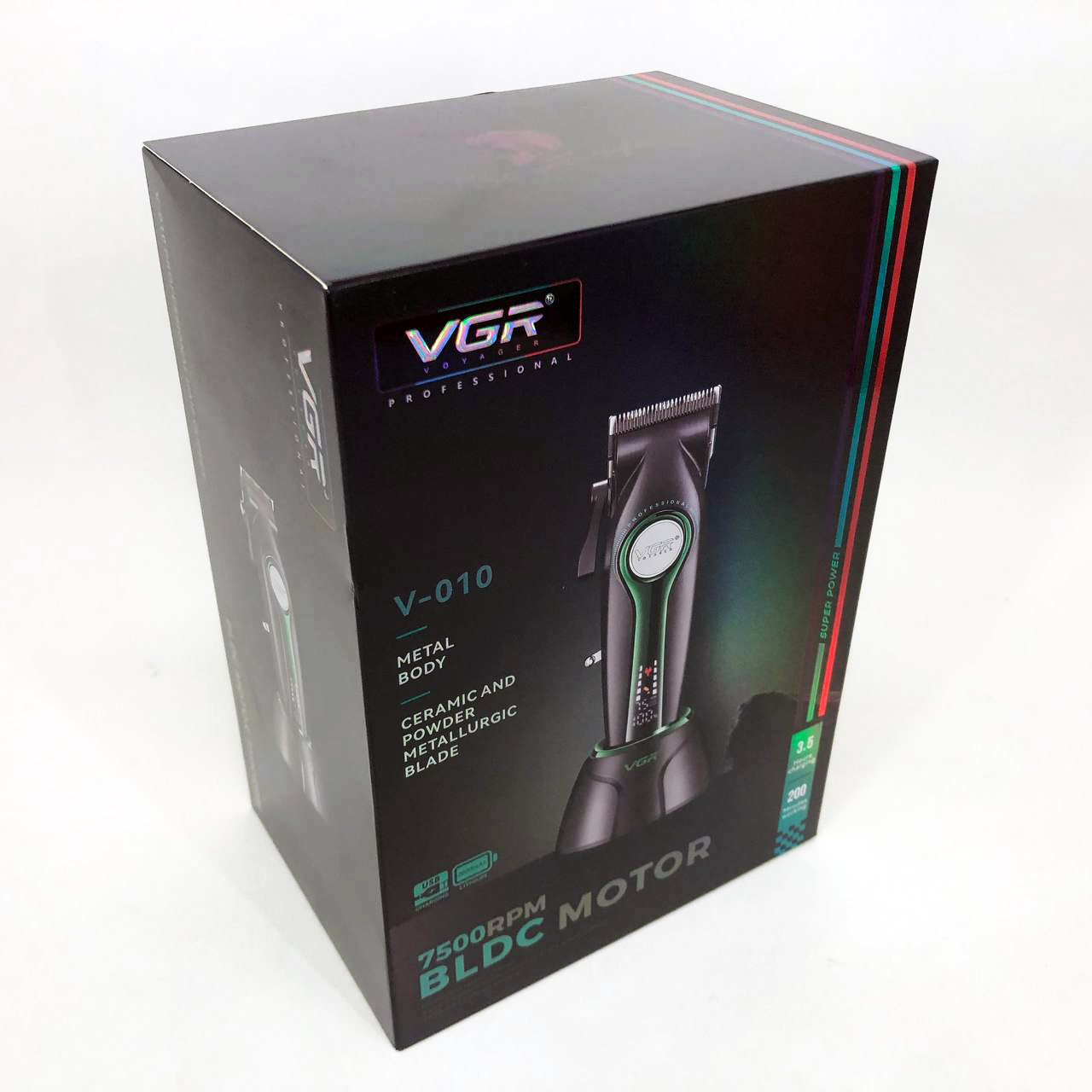 Машинка для стрижки VGR V-010 Professional Metal — до 250 хв автономної роботи — изображение 20