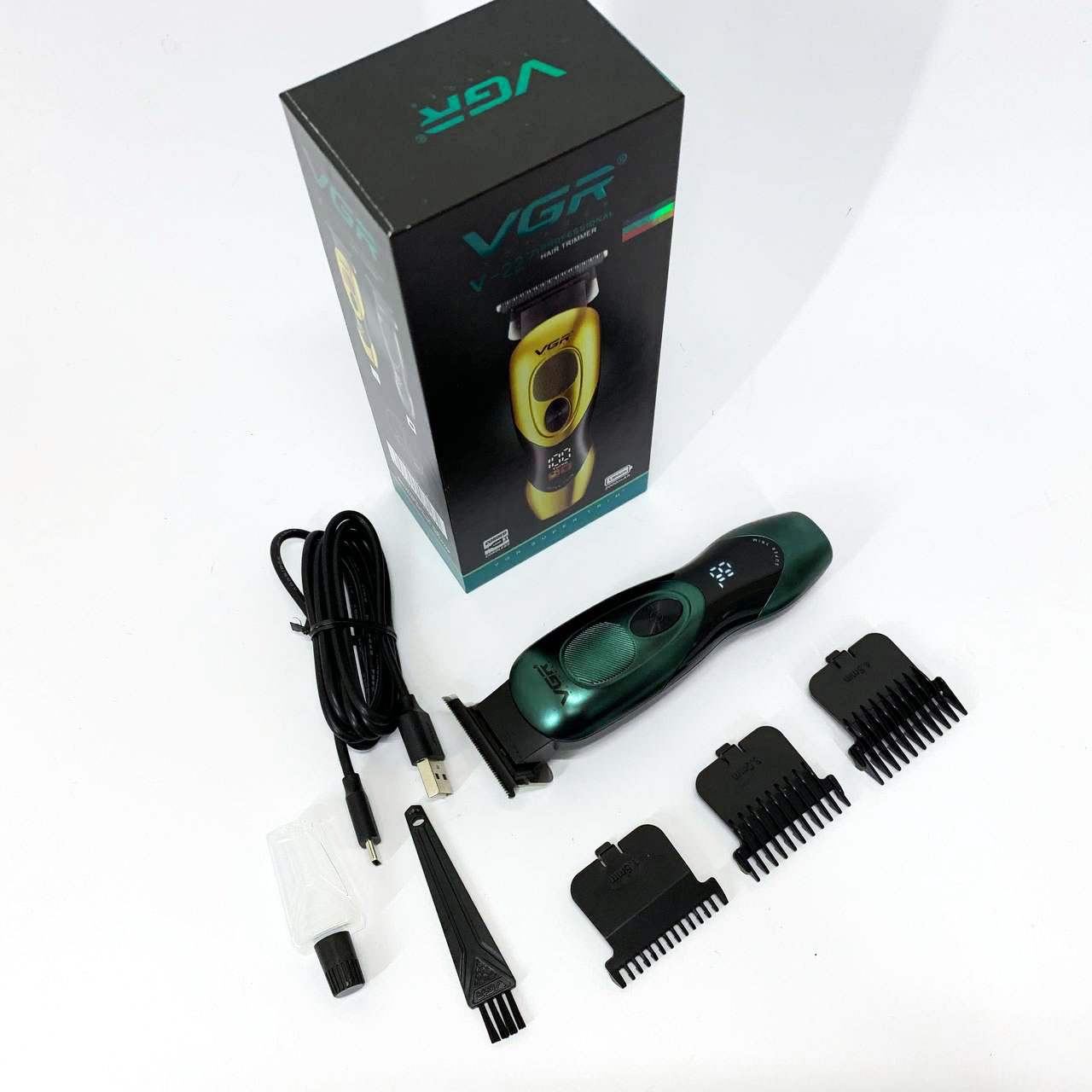 Тример VGR V-227 — акумуляторний до 300 хв автономії, зелений — изображение 5