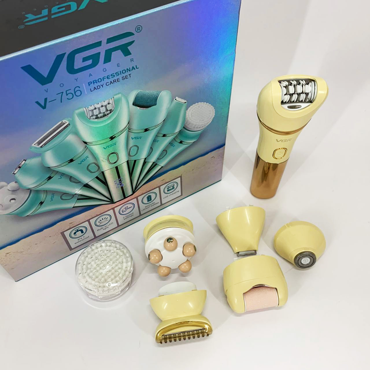 Епілятор VGR V-756 GOLD 7 в 1 — изображение 8