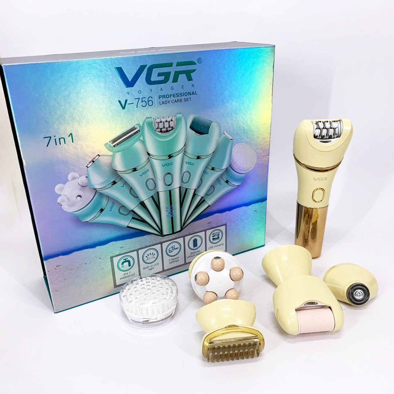 Епілятор VGR V-756 GOLD 7 в 1 — изображение 9