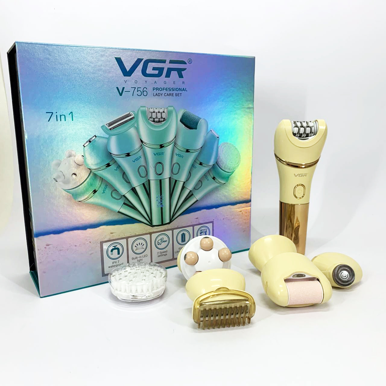 Епілятор VGR V-756 GOLD 7 в 1 — изображение 2
