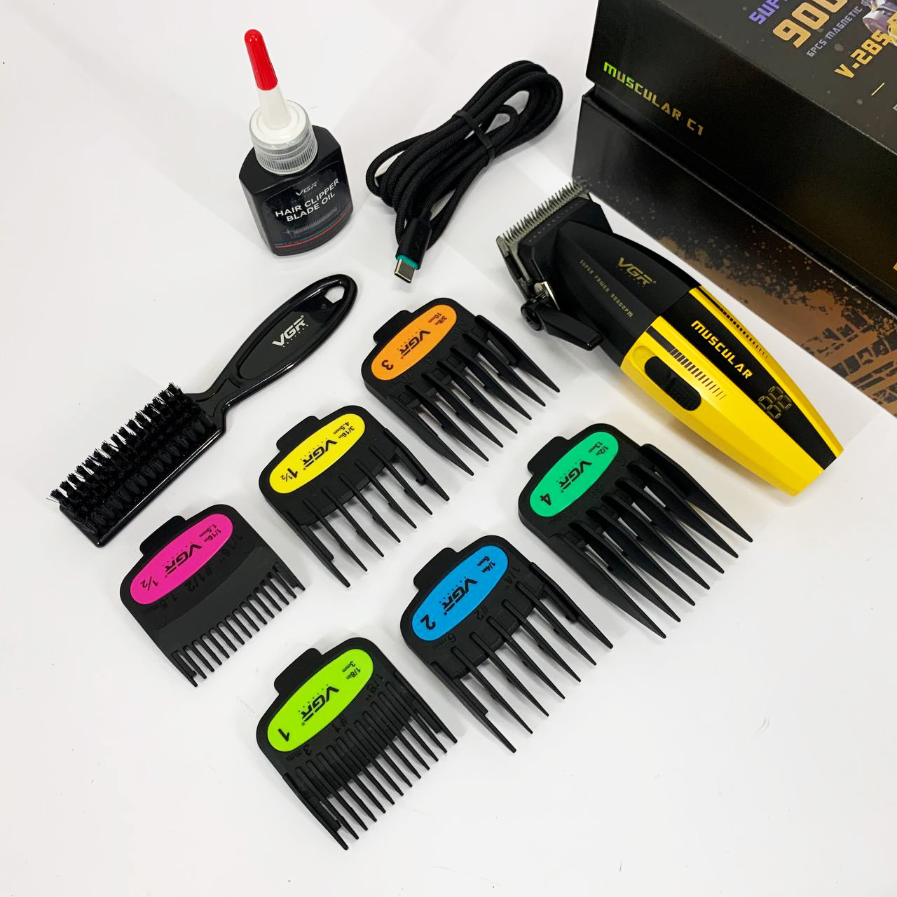 Машинка для стрижки VGR V-285 — акумуляторна, 9000 об/хв, до 150 хв роботи — изображение 12