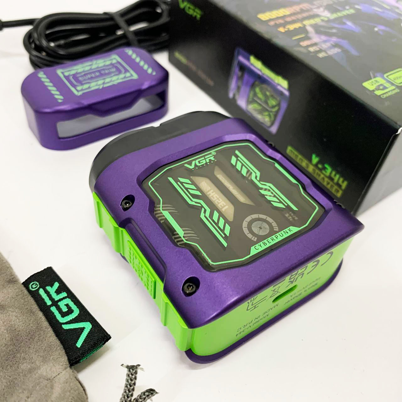 Електробритва VGR V-344. Колір: фіолетовий — изображение 7