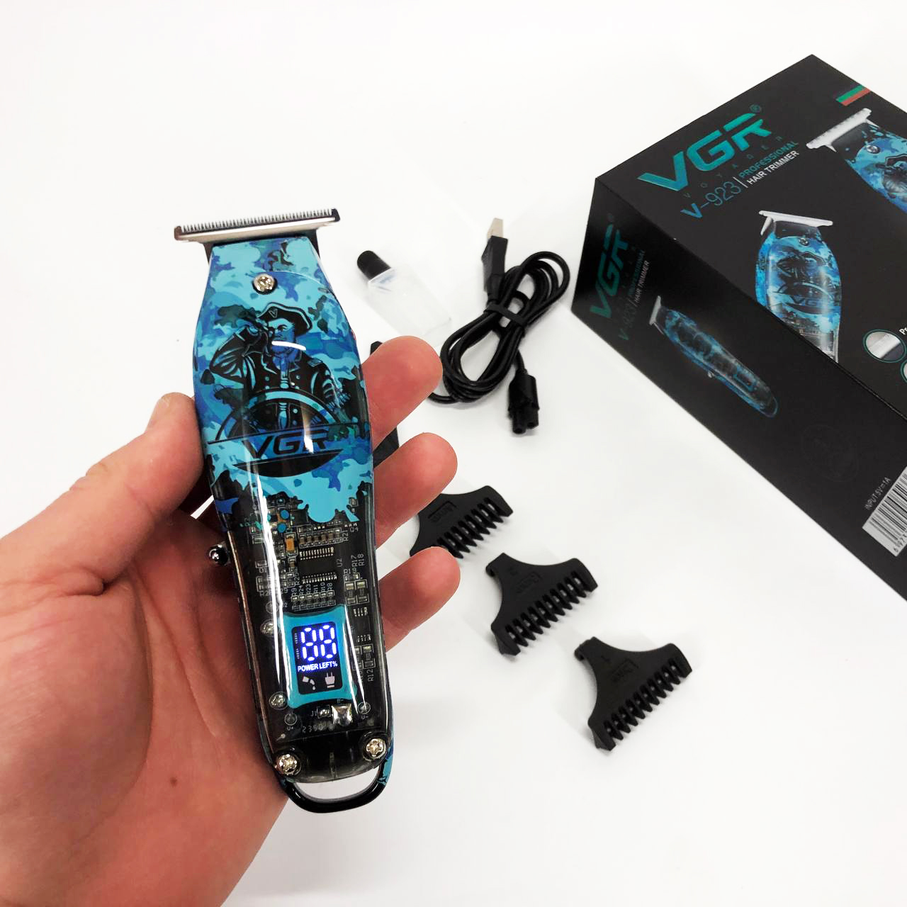 Тример VGR V-923 — акумуляторний, Т-лезо 40 мм, LED-індикатор — изображение 24