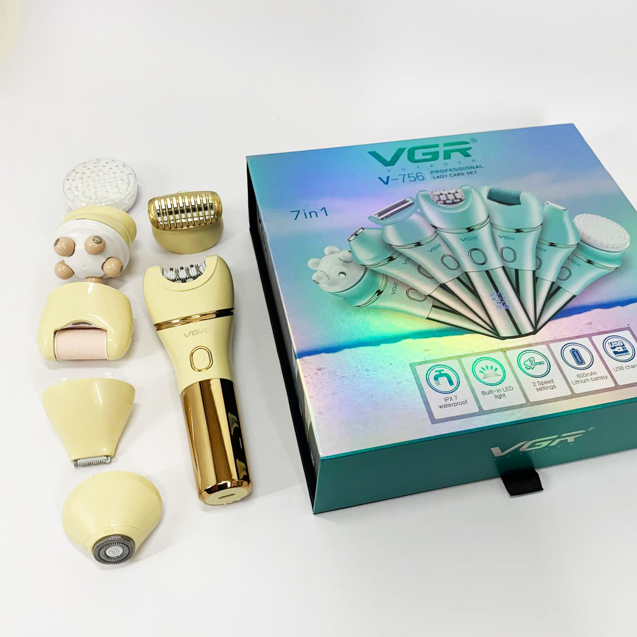 Епілятор VGR V-756 GOLD 7 в 1 — изображение 3