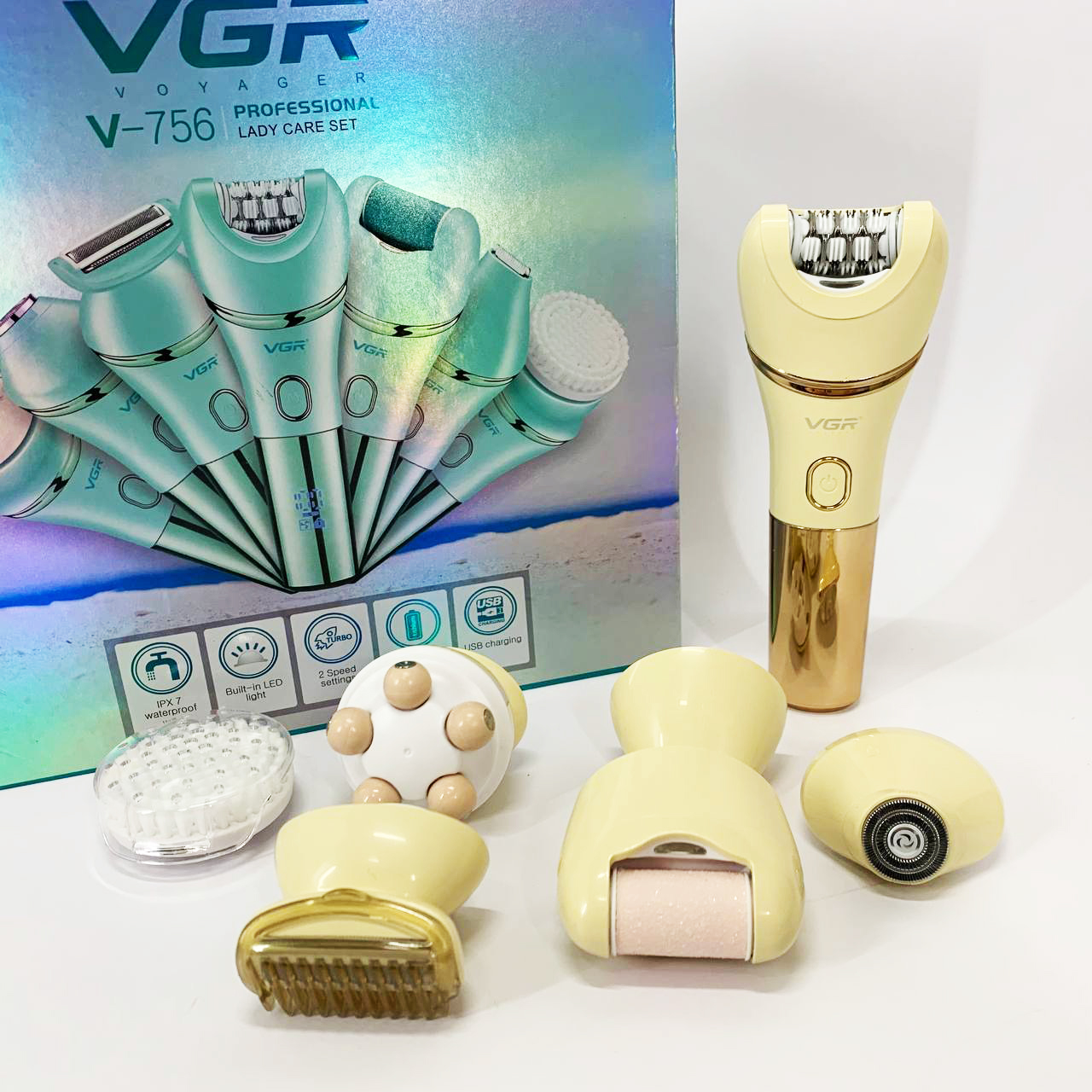 Епілятор VGR V-756 GOLD 7 в 1 — изображение 7