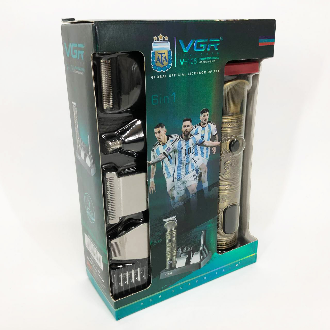 Машинка для стрижки VGR V-106 (6 в 1) — 180 хв роботи, цифровий індикатор — изображение 30