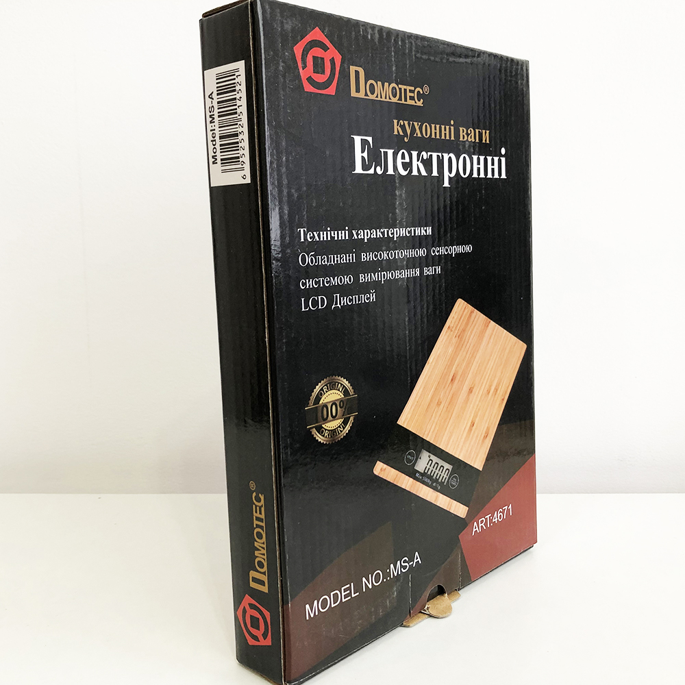 Кухонні ваги MATARIX MX-406 5кг Wood — дерев'яна платформа — изображение 16