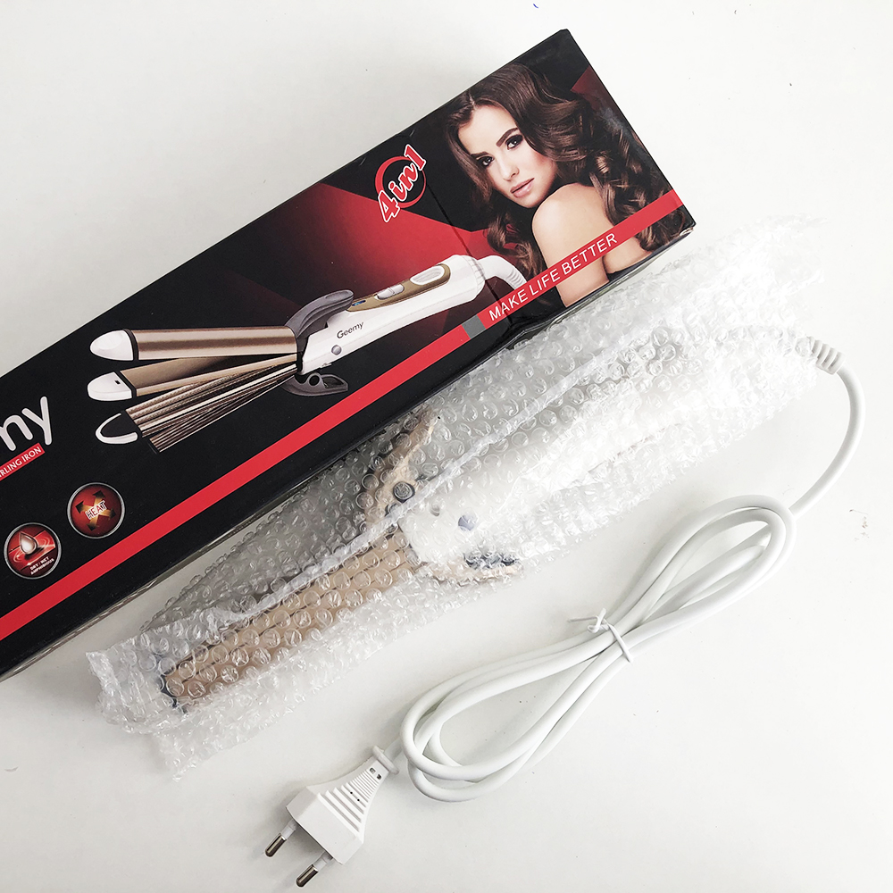 Випрямляч 4в1 GEMEI GM-2962 — плойка/гофре/200°C — изображение 2