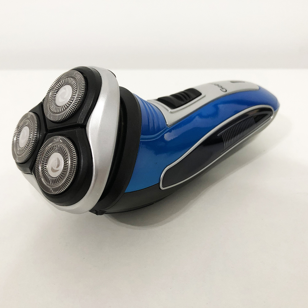 Електробритва GEEMY GM-7090 3 в 1 тример, бездротова електробритва, Тример для вусів. Колір: синій — изображение 12