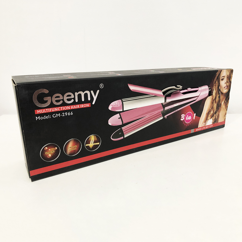 Випрямляч-стайлер GEMEI GM-2966 3-в-1 — гофре та плойка — изображение 14
