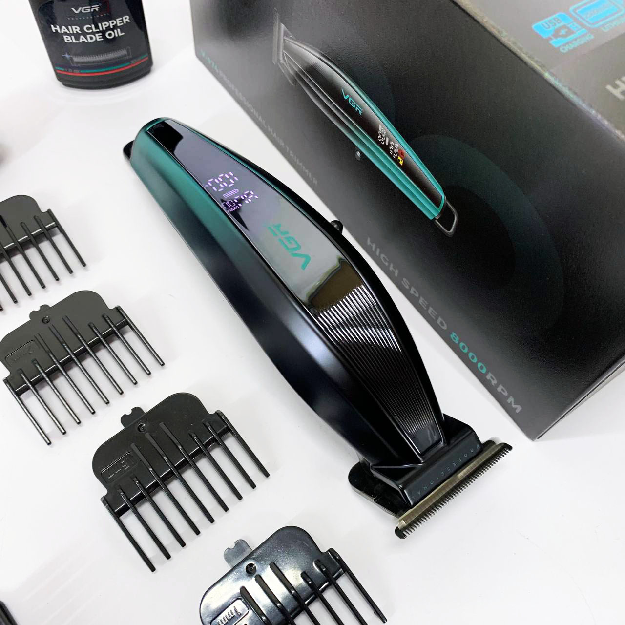 Тример VGR V-974 — до 210 хв автономної роботи, 7 Вт, зелений — изображение 12