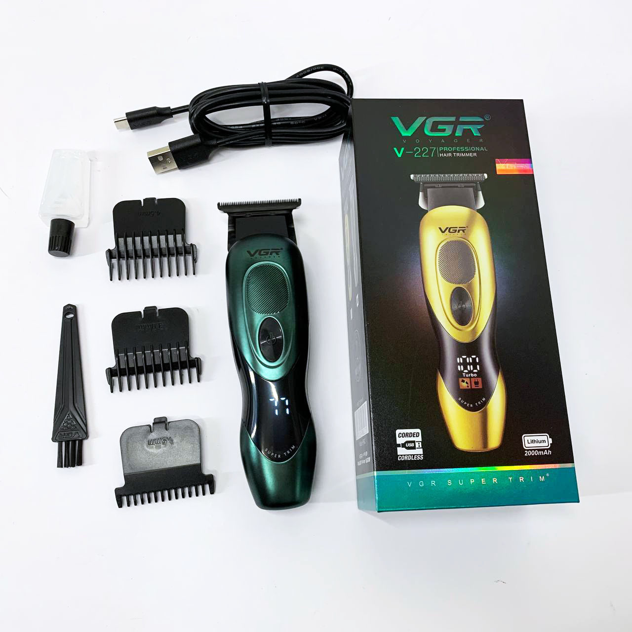 Тример VGR V-227 — акумуляторний до 300 хв автономії, зелений — изображение 12