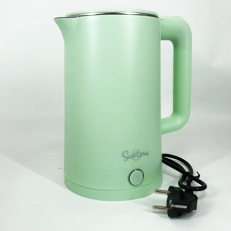Електрочайник Suntera EKB-327G 1.8 Л, стильний електричний чайник, електронний чайник, дисковий чайник — изображение 2