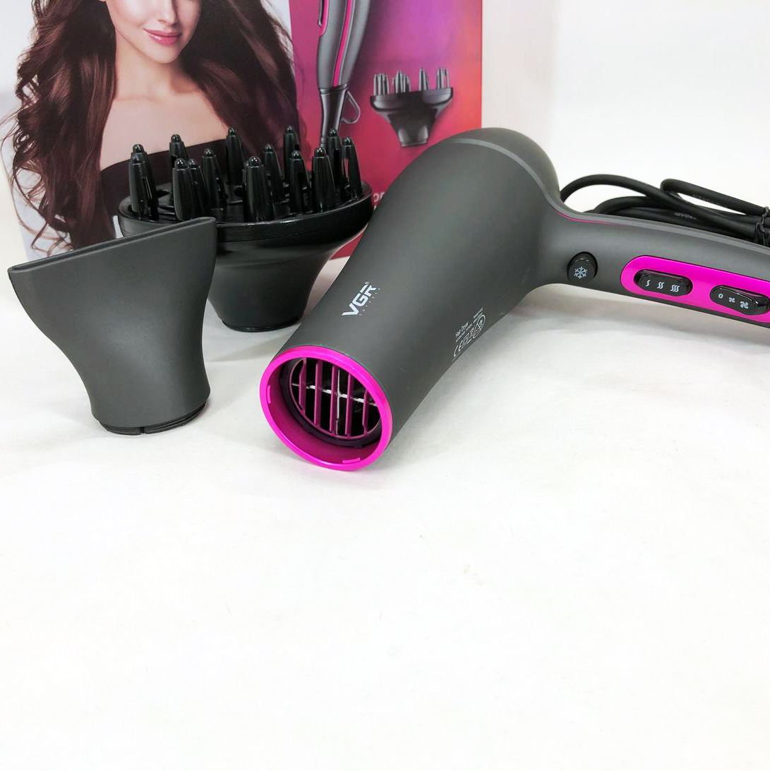 Професійний фен VGR V-402 2200W — швидка укладка — изображение 17