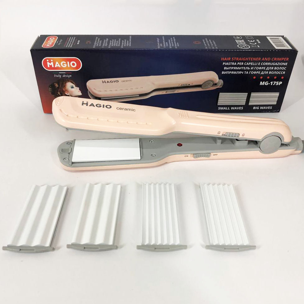Щипці для волосся Magio MG-175P — 3 насадки, керамічні пластини — изображение 10