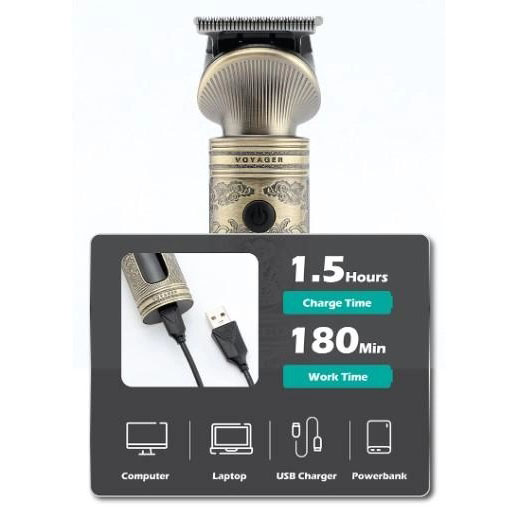 Машинка для стрижки VGR V-106 (6 в 1) — 180 хв роботи, цифровий індикатор — изображение 6