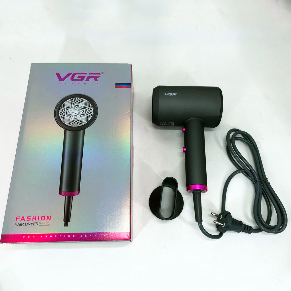 Фен VGR V-400 2000 Вт — професійний, потужна і швидка укладка — изображение 13