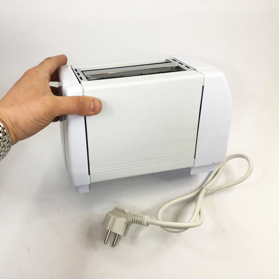 Тостер Crownberg CB-1105 з піддоном для крихт шість рівнів прожарювання, універсальний тостер кухонний — изображение 9