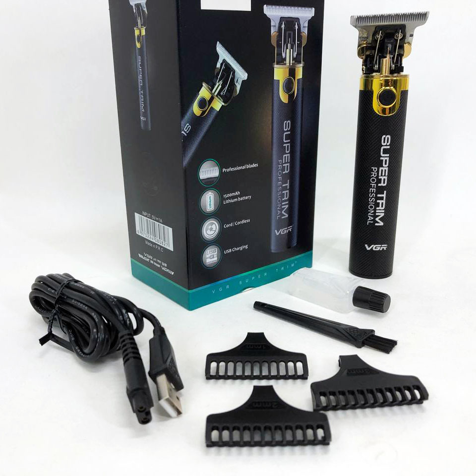 Машинка для стрижки VGR V-082 — акумуляторна до 300 хв, T-лезо — изображение 2