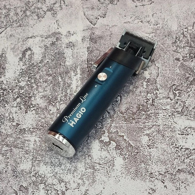 Машинка для стрижки Magio MG-183 — акумуляторна, DLC-лезо, 210 хв — изображение 4