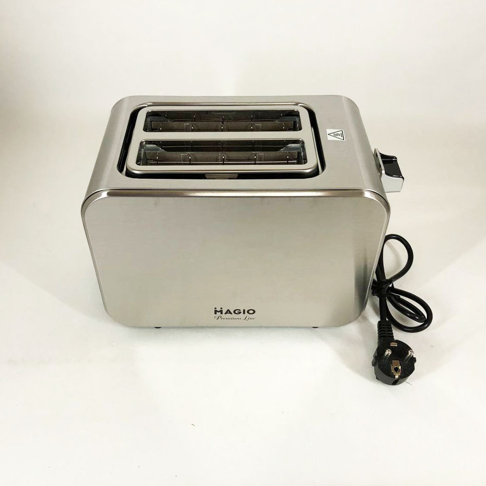 Тостер Magio MG-284 715 Вт, тостер для 2 грінок, електричний горизонтальний тостер, універсальний тостер — изображение 9