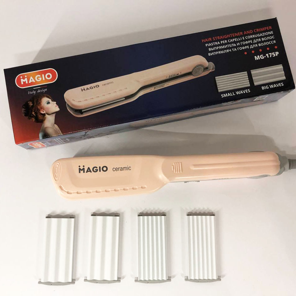 Щипці для волосся Magio MG-175P — 3 насадки, керамічні пластини — изображение 9